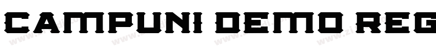 Campuni Demo Regula字体转换